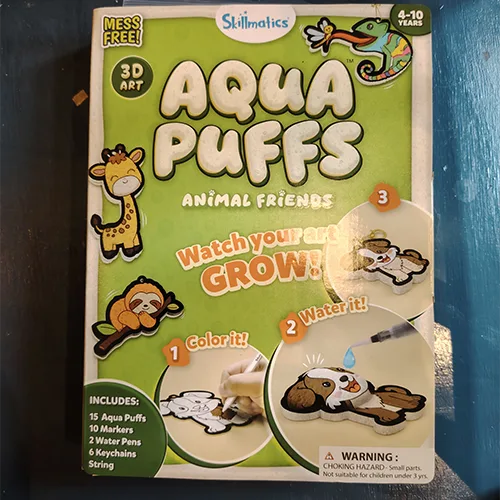 Giocattolo espandibile «Skillmatics Aqua Puffs ‘Watch Your Art Grow’» (Skillmatics)