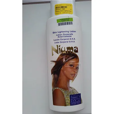 Lozione per la pelle «Skin lightening lotion» (Niuma)