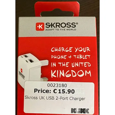 Caricabatterie USB «SKross UK USB 2-Port Charger» (Skross)