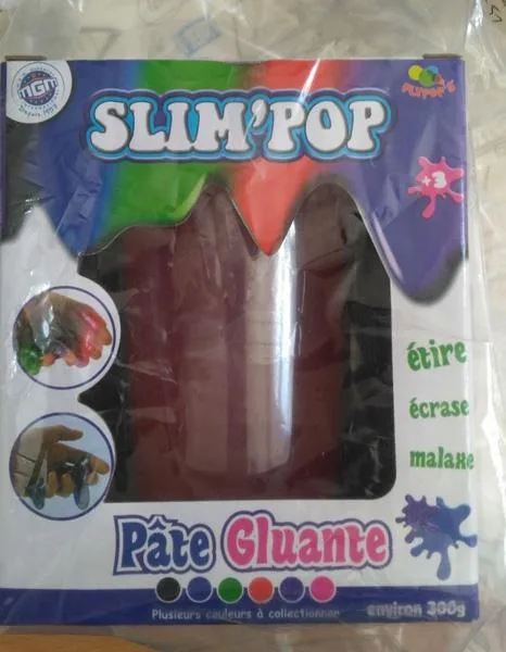 Melma del giocattolo «Slim'pop - Pâte gluante» (Flypop's, Mgm)
