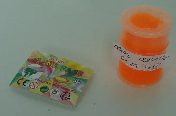 Melma del giocattolo «Slime Fass» (Dika Toys)