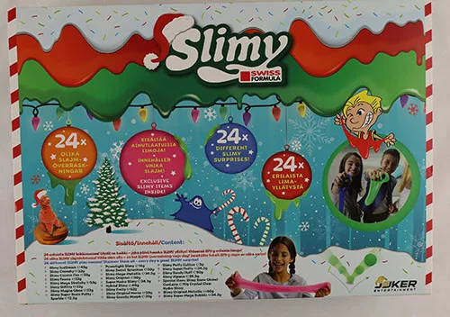 Calendario di Natale «Slimy swiss formula» — foto 2 dell'alert A12/01679/22