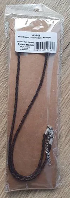 Collana con ciondolo «Small Dragon Claw Pendant - Amethyst» — foto 1 dell'alert A12/00158/22