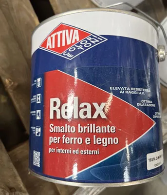 Vernice «Smalto brillante per ferro e legno, ATTIVA RELAX» — foto 2 dell'alert A12/02002/23