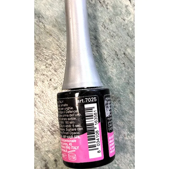 Smalto per unghie in gel «Smalto gel rosa dea plus» — foto 3 dell'alert SR/01335/26