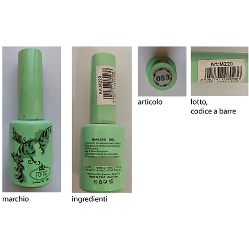 Gel smalto per unghie «Smalto gel» (Tertio)