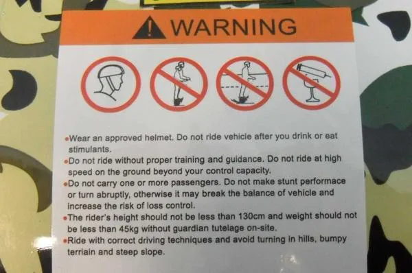 Scooter autobilanciante (Hoverboard) «Smart Balance Wheel» — foto 2 dell'alert A12/0287/19