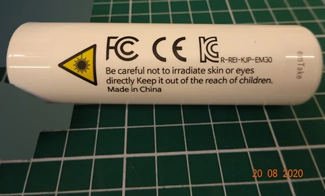 Lampada UV portatile «Smart Portable UV Steriliser» — foto 5 dell'alert A11/00122/20