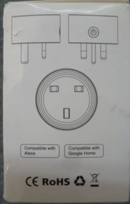 Adattatore a spina intelligente «Smart Socket UK Mini Smart Plug» — foto 3 dell'alert A12/01362/20