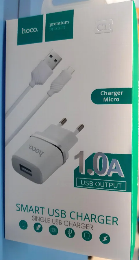 Caricabatterie USB «Smart USB Charger» (hoco.)