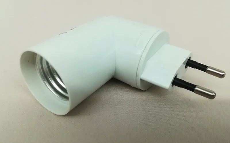 Lampada a presa «Smartfox socket angle adapter for light bulbs - white E27» — foto 2 dell'alert A12/00421/20