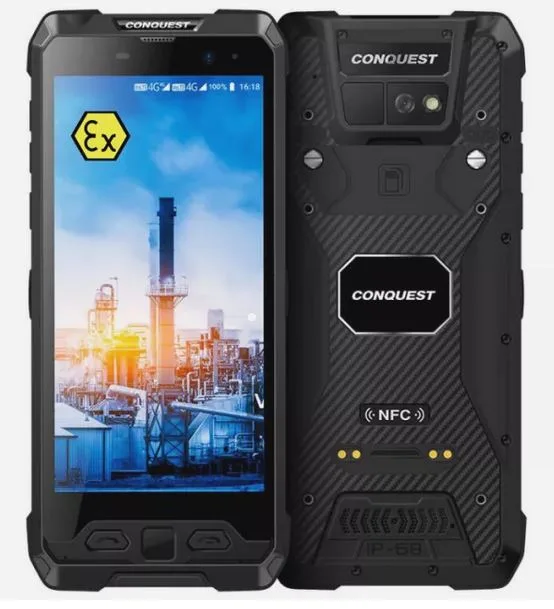 Smartphone per atmosfere esplosive (Conquest)