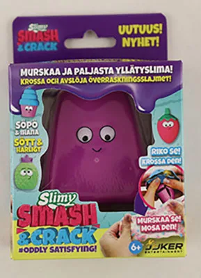 Giocattolo di melma «Smash &amp; Crack» (Slimy)