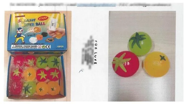 Palle giocattolo appiccicoso «Smash Water Ball» — foto 2 dell'alert A12/0446/15