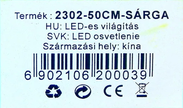 Catena di illuminazione «SMD METEOR TUBE / LED-es világítás» — foto 3 dell'alert A12/00715/22