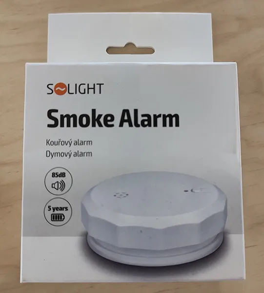 Rilevatore di fumo «Smoke alarm» (Solight)