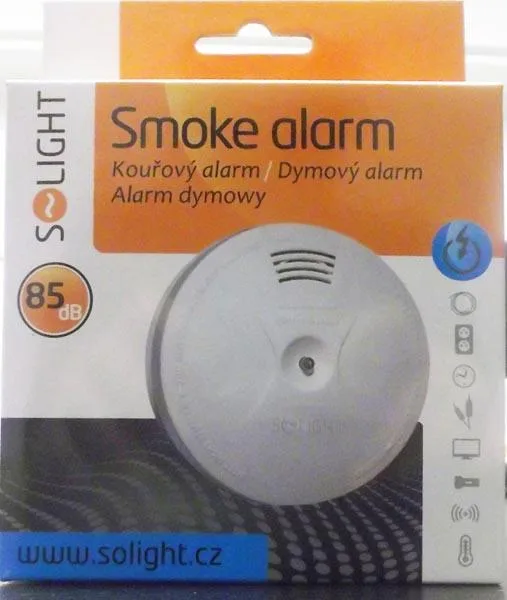 Rilevatore di fumo «Smoke Alarm» (Solight)