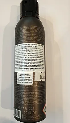 Gel di rasatura «Smoothing shaving gel» — foto 2 dell'alert A12/00249/23