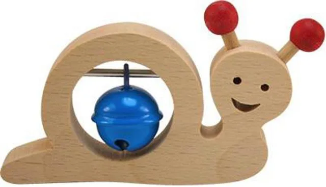 Sonaglio in legno con campana «Snail Family - Famille Escargots» — foto 3 dell'alert A12/0703/14