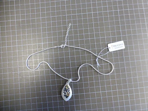 Collana «snake chain necklace with silver plating» — foto 2 dell'alert SR/00687/26
