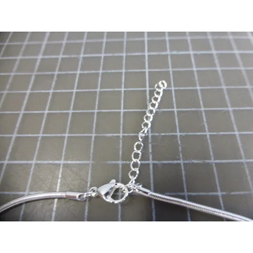 Collana «snake chain necklace with silver plating» — foto 5 dell'alert SR/00687/26