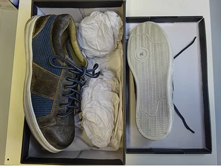 scarpe «Sneaker Wildbock Utah grey; Wildbock messing blue» — foto 2 dell'alert A12/01606/23