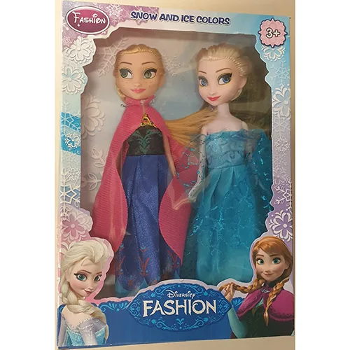 Set di bambole di plastica «SNOW AND ICE COLORS» (Diversity Fashion)