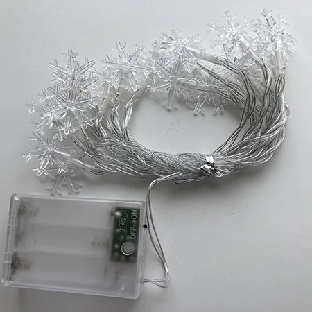 Catena di illuminazione a LED «Snow flakes LED LED-slinga Snöflingor RGB» — foto 1 dell'alert A12/00176/24
