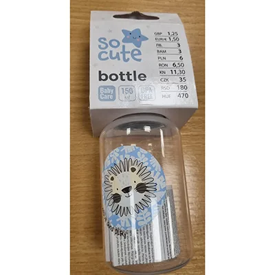 Bottiglia del bambino «So cute bottle Baby care» (So cute)