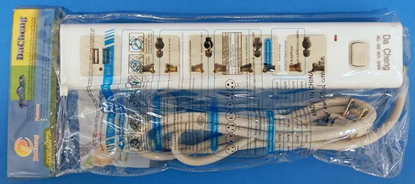 Set di estensione del cavo «+SOCKET/ADAPTOR- / Colorful Series» (Da Cheng)