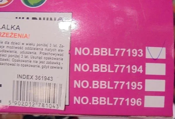 Bambola di plastica «Sofi» — foto 4 dell'alert A12/0763/18