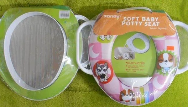Sedile per toilette in plastica per bambini «Soft Baby Potty Seat, Beautiful Beginnings» — foto 2 dell'alert A12/1701/15