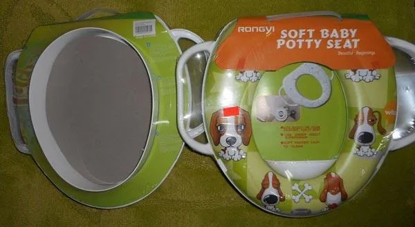 Sedile per toilette in plastica per bambini «Soft Baby Potty Seat, Beautiful Beginnings» — foto 3 dell'alert A12/1701/15