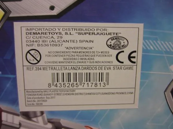 Pistola giocattolo «‘Soft Bullet Blaster’ and ‘Dinobots’» — foto 2 dell'alert A12/1134/18