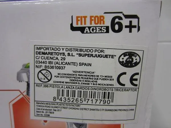 Pistola giocattolo «‘Soft Bullet Blaster’ and ‘Dinobots’» — foto 4 dell'alert A12/1134/18