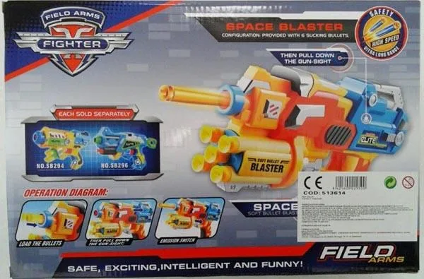 Pistola giocattolo «Soft Bullet Blaster» — foto 2 dell'alert A12/0008/17
