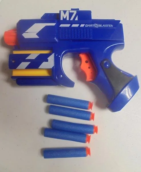 Set di pistole giocattolo «Soft Bullet Gun» (Air Shoot / Hipo)