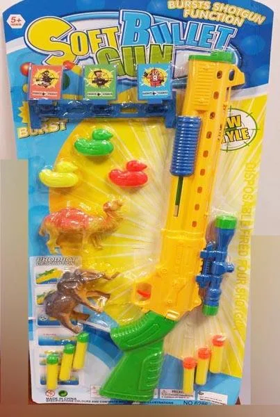 Set di armi giocattolo «SOFT BULLET GUN» (GF Toys)