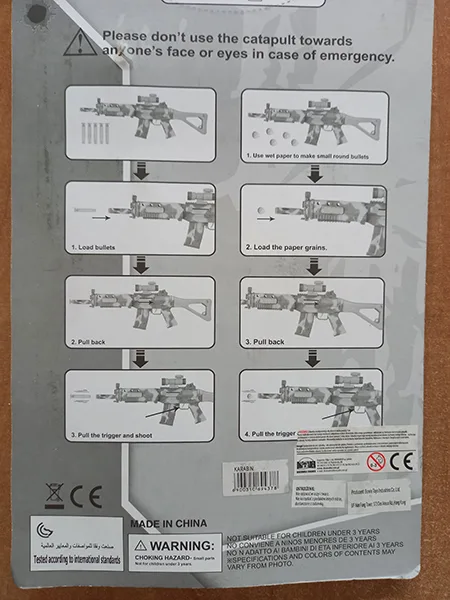Set di armi giocattolo «Soft bullet gun shoot 'Firepower Gun'» — foto 3 dell'alert A12/00757/22