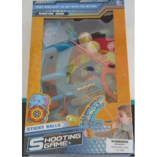 Fiocco giocattolo «SOFT BULLET GUN SHOOTING GAME» (SHOOTER ZONE)