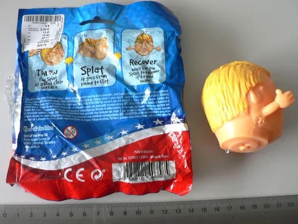 Palla di gomma morbida «Soft Rubber Ball Splat President Softgummi Ball» (Out of the Blue)
