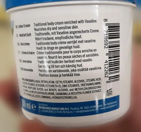 Crema per il corpo «Soft Udder Cream» — foto 2 dell'alert A12/0902/18