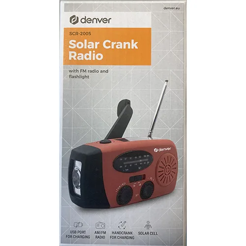 Radio a celle solari «Solar crank radio» — foto 2 dell'alert SR/04421/25