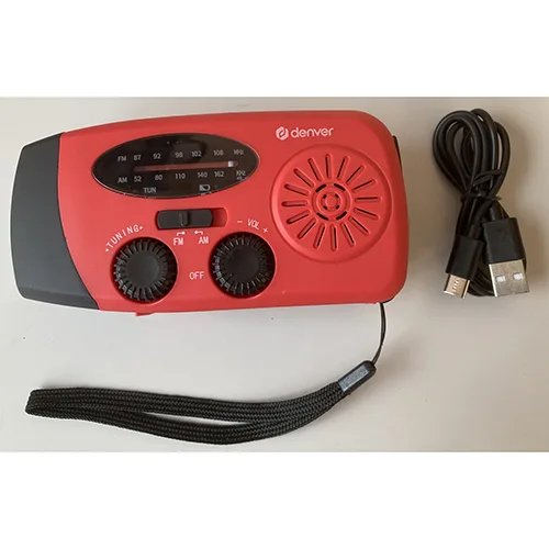 Radio a celle solari «Solar crank radio» — foto 3 dell'alert SR/04421/25