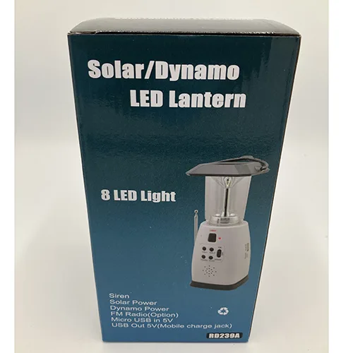 Lanterna da campeggio «Solar/Dynamo LED Lantern» — foto 4 dell'alert SR/00121/26