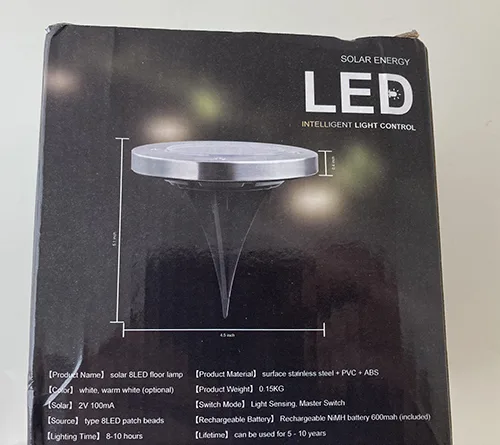 LED solare all'aperto «Solar Energy LED» — foto 3 dell'alert A12/01171/23