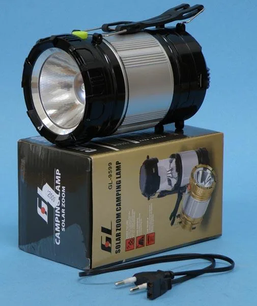 Lampada a LED portatile «SOLAR ZOOM CAMPING LAMP» (GL)