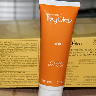 Latte per il corpo «Sole» (Byblos)