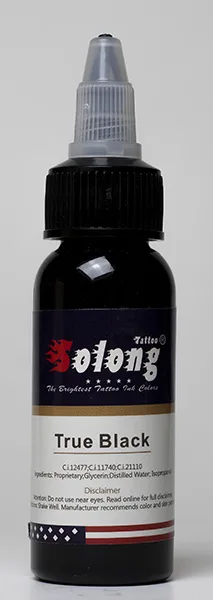 Inchiostro del tatuaggio «Solong tattoo True black» — foto 1 dell'alert A12/00846/23