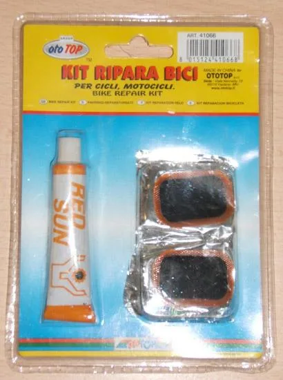 Soluzione in gomma nel kit riparazione biciclette — foto 1 dell'alert 0458/08